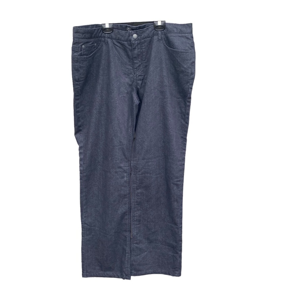 NWT Prana mid rise relaxed fit organic cotton lined pebble boyfriend jeans sz 14 - Picture 2 of 16